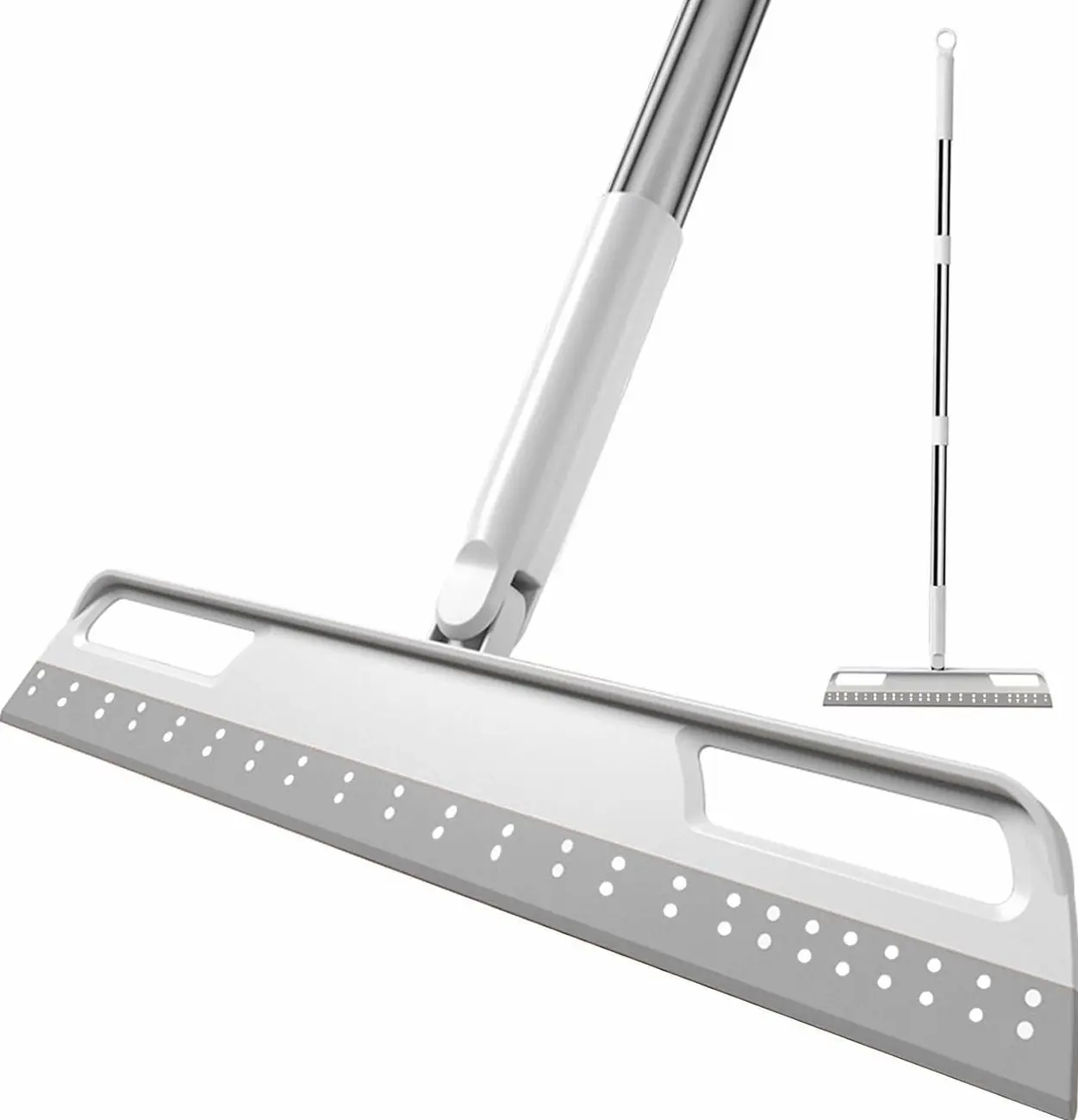 Multifunction Magic Broom, Extended Indoor Detachable,3-in-1 Sweeper Removing Dust Liquid Hair, Squeegee,Magic Broom as seen