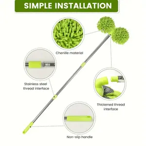Car Cleaning Brush Set with Extendable Handle, Comprehensive Car Wash Kit, Suitable for All Paint Types, Battery-Free Design