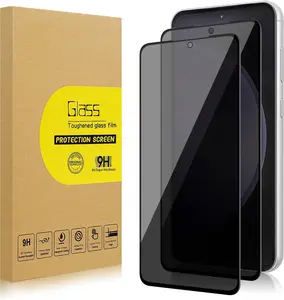 2 Pack  Screen Protector for  Galaxy S23 FE/ A54 5G [Anti-Spy Tempered Glass], Ultra , Anti-Scratch, Bubble-Free, Easy Install 9H Protective Glass for Galaxy S23 FE / A54 5G