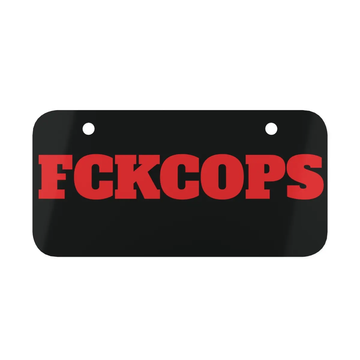 Custom license plate