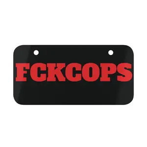 Custom license plate