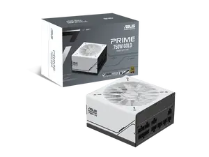 ASUS Prime 750W Gold (750 Watt, ATX 3.0 Compatible, Fully Modular Power Supply, 80+ Gold Certified, Dual Ball Bearings, Two Color Options in One, 8-Year Warranty)