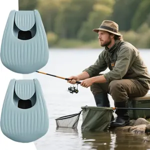 Multi-Functional Fishing Rod Holder Clip, Non-Slip Anti-Scratch Portable Fishing Gear Accessory, Multi-Color Household Seal Clip Dual Use