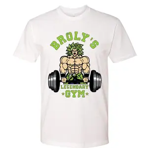 🔥 Broly's Legendary Gym Men Unisex T Shirt Funny Super saiyan Gift DBZ Fans MY8