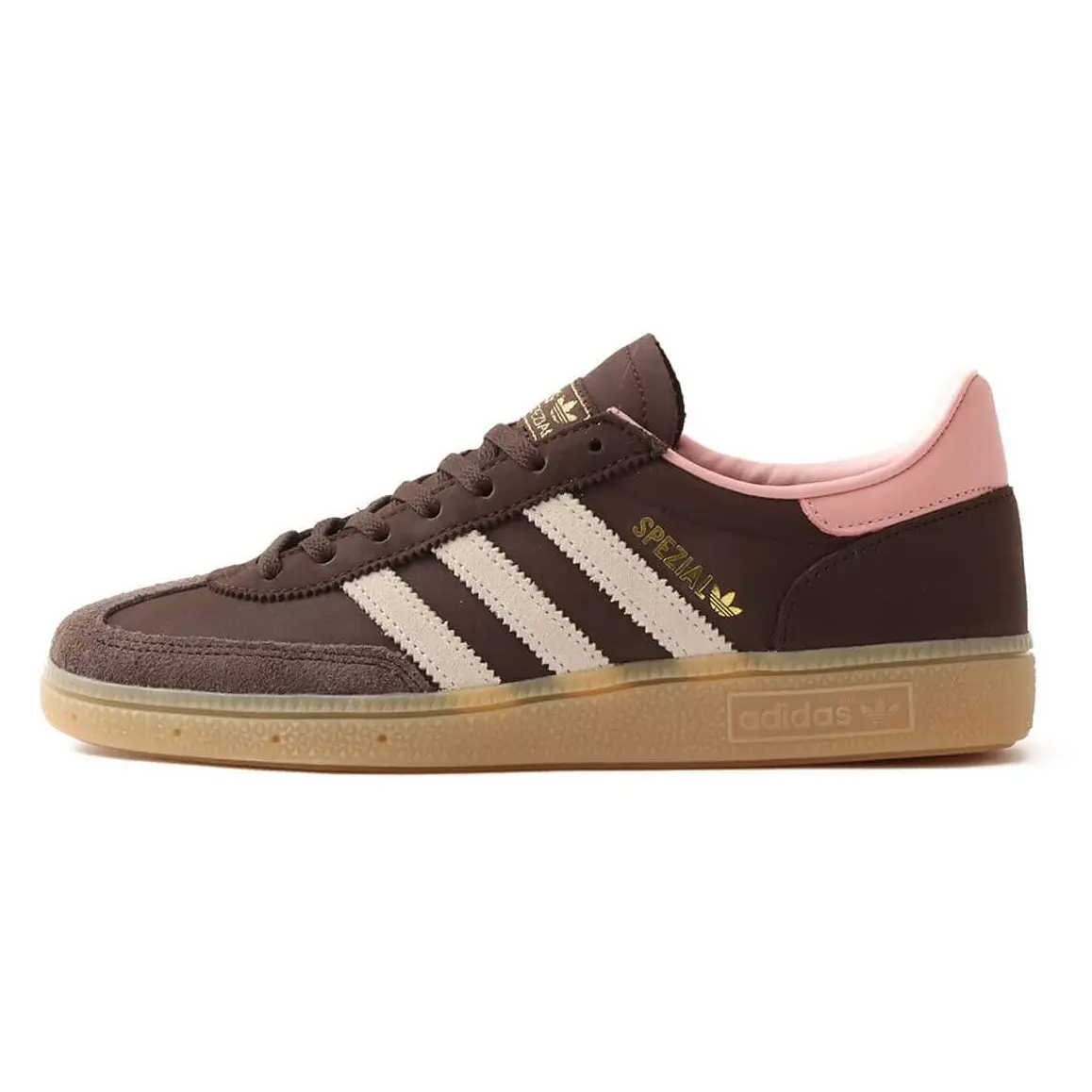 Adidas Handball Spezial Dark Brown Wonder Mauve JR0852 Women's Fashion Sneaker New