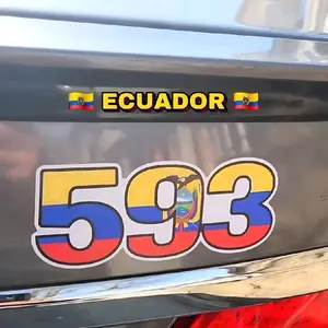 Ecuador 593 vinyl sticker decal calcomanía