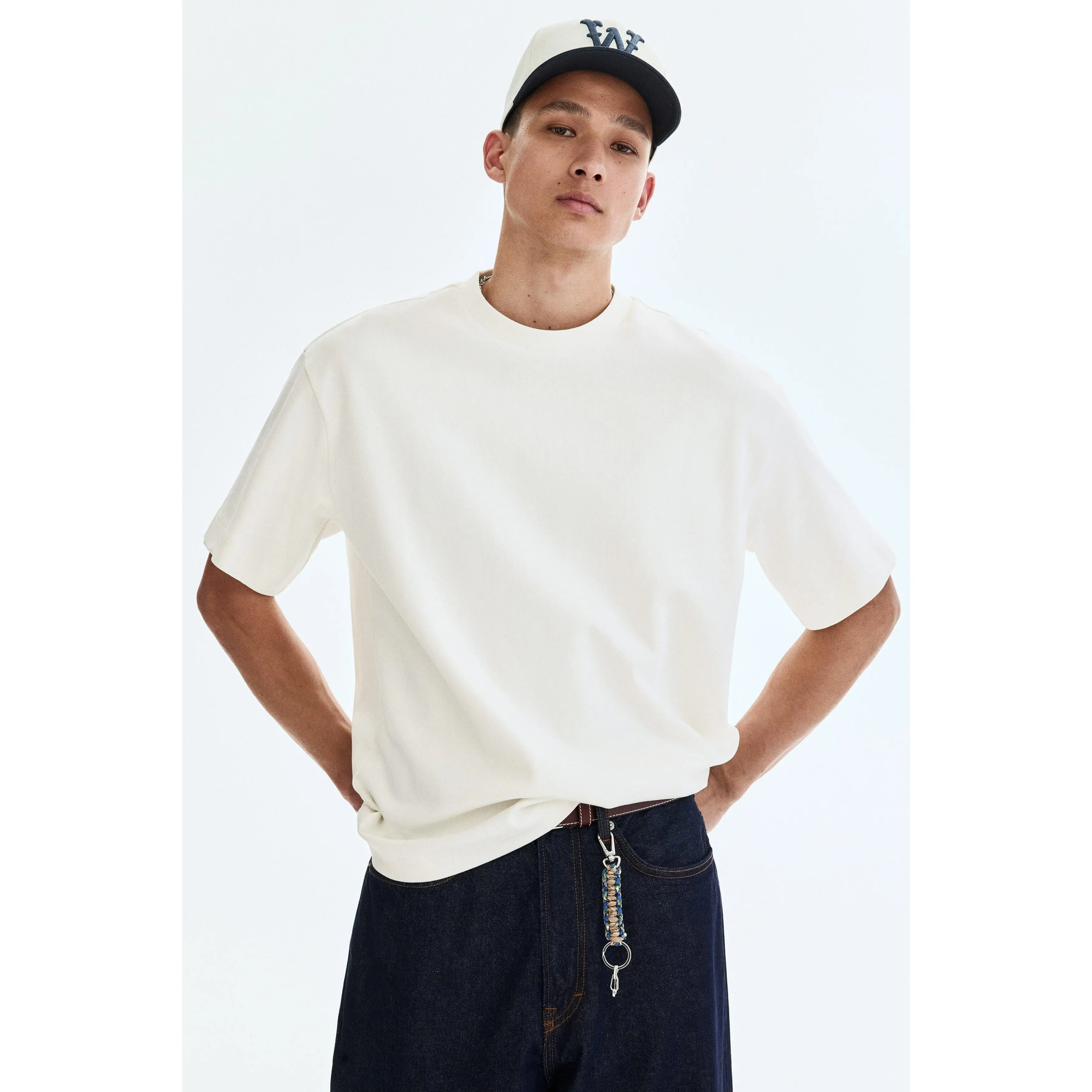 H&M Loose Fit Interlock T-shirt