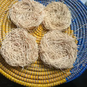 4  African  Traditional Exfoliating Sponge -Natural Fiber, Vegan