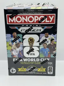 2026 Panini Prizm Monopoly FIFA World Cup Soccer Blaster Box - Factory Sealed