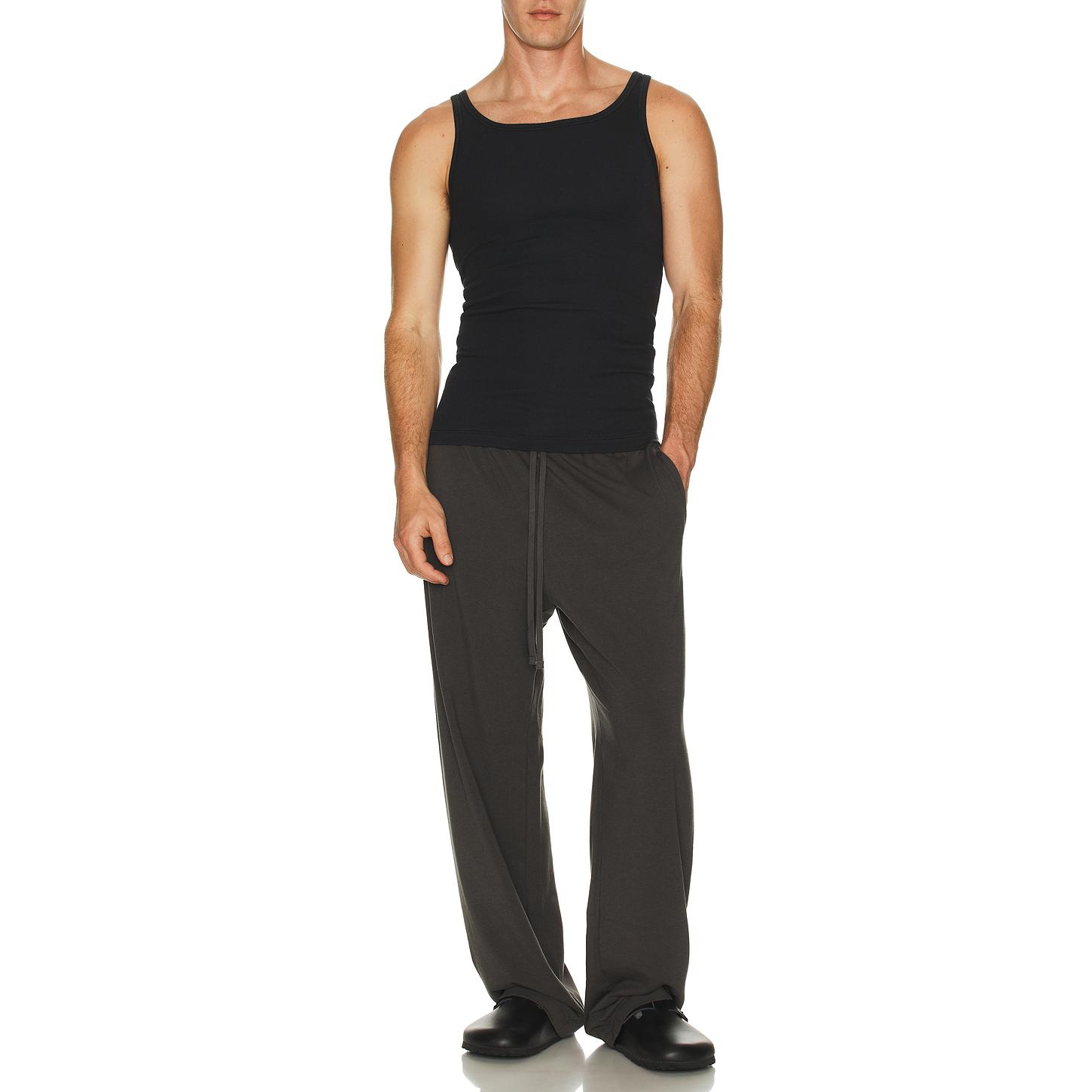 SKIMS Cotton Rib Tank 3-Pack in Onyx