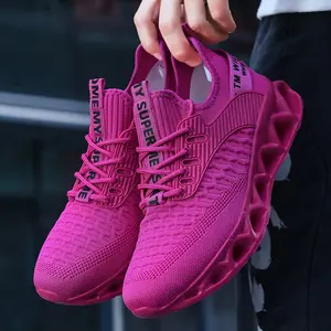 Men's Blade Sneakers - Breathable, Shock Absorbing Running Shoes Non-Slip Sole Jogging, Tennis and Gym - Ultra Light High Top Sneakers