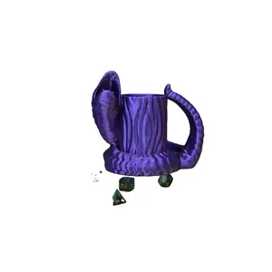 Slithering Snake Dice Tower Can Cozy-Dungeons and Dragons Dice Tower with Built in Can Cozy