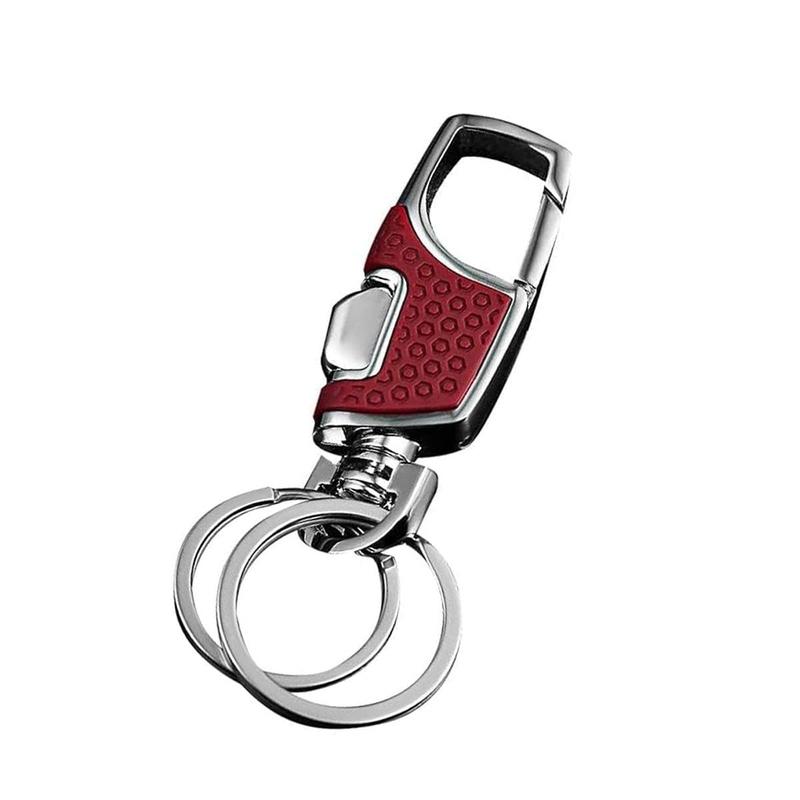 3pcs Heavy Duty Car Key Chains 3 Pack with 2 Metal Key Rings for Secure Key Management Essential Car Accessories 3pcs Heavy Duty Car Key Chains 3 Pack with 2 Metal Key Rings for Secure Key Management Essential Car Accessories