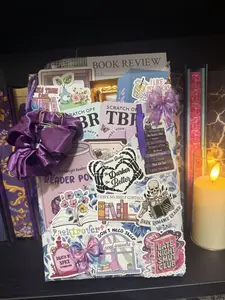 Deluxe Sprayed Edge/Hardback  Blind Date with a Book Bundle Hand-Wrapped with Adorable Stickers & Stylish Scrunchie Perfect for Book Lovers & Gifts Romance Thriller Fantasy & More Genres Available