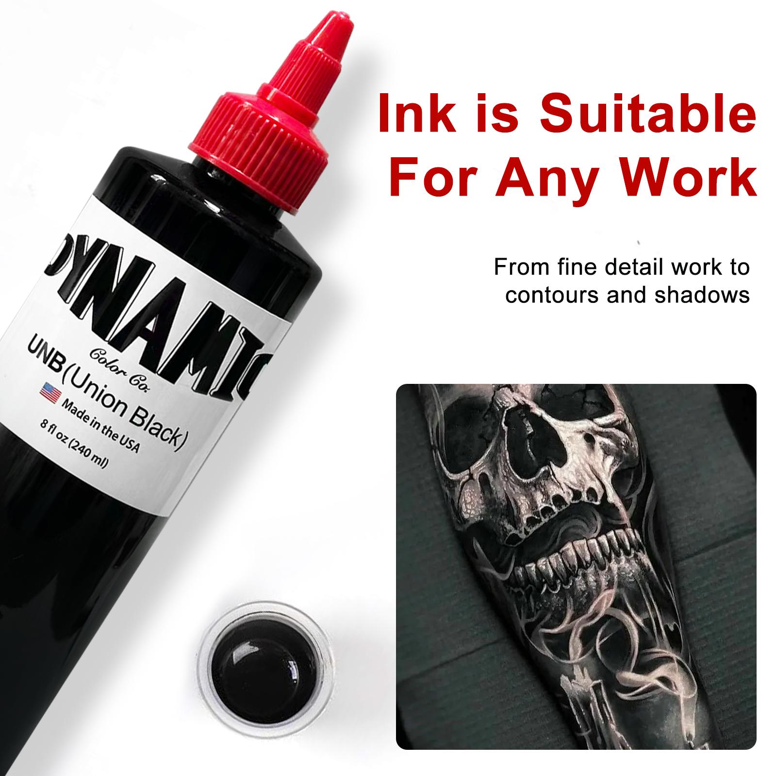 Advanced Professional Tattoo Ink 8 Ounces, Large-CapacityVegetarian Friendly Organic Ink, Suitable For Tattoo FillingAnd Shadow Effect.