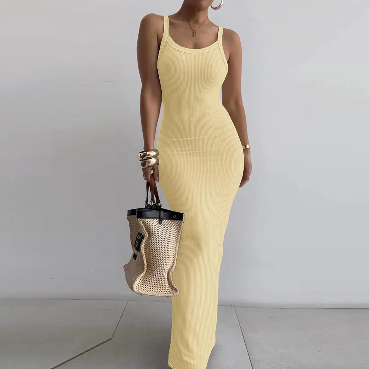 ChicMe Women Spaghetti Strap U-Neck Casual Maxi Dresses Slim Fit Cami Dress/Elegant Solid Color Cami Lounge Dress Party Club Bodycon Dress - TikTok Shop ChicMe Women Spaghetti Strap U-Neck Casual Maxi Dresses Slim Fit Cami Dress/Elegant Solid Color Cami Lounge Dress Party Club Bodycon Dress - TikTok Shop