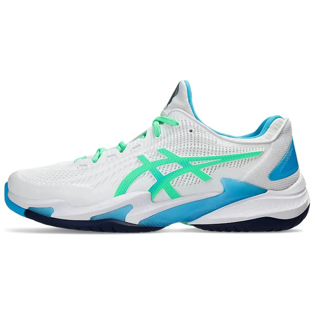 ASICS Court FF 3 PU Low-Top Tennis Shoes for Men in White with Comfort, Durability, Shock Absorption, and Support Trending Shoes, House White Official Shoes to Get / Maison Mihara