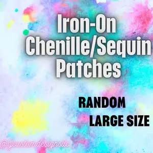 Chenille Patches - Patch only - shirt not included