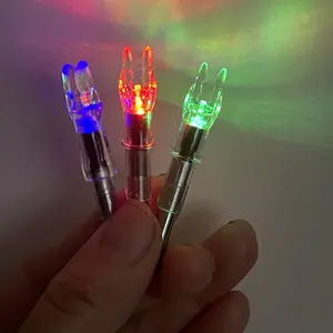 NoxDyn 6pcs Led Lighted Nocks Fit for 6.2 mm Arrow Shaft Archery  Multicolor
