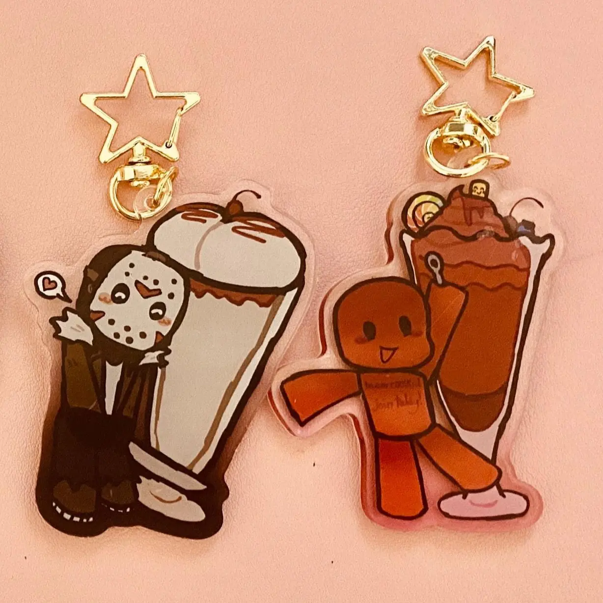 ROBLOX FORSAKEN Keychains – Translucent Gamer Acrylic Charms