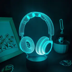 LED Sensor Lights Comics Art Night Light, Kids Bedroom Bedside Decor, 3d Figure Shape, Touch Control, Color Changing RGB Light for Holiday, Home Improvement Novelty Lighting