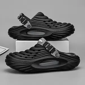 Men’s Quick‑Dry Hole Clogs, Summer Fashion Clog – Slip‑On Outdoor/Indoor Comfort Sandals with Anti‑Skid Outsole, Arch Support & Adjustable Heel Strap