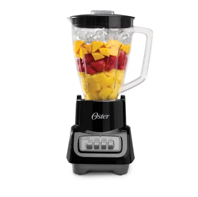 Turbo 5-Speed Black Countertop Blender, Kitchen Blender, Blender for Smoothies