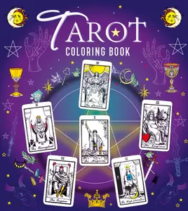 Tarot Coloring Book Regular Edition - 128 Pages of Intricate Illustrations and Symbols, Single-Sided Pages for Colored Pencils, Markers or Gel Pens - Ideal for Tarot Enthusiasts
