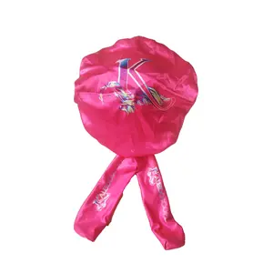 Pink Kaleidoscope Satin Bonnet - Small Pink Kaleidoscope Satin Bonnet - Small