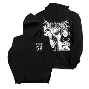 [Graphic Hoodie]G59 $uicideboys Vintage Hoodie – 2025 Tour Grey Pullover, Ruby & Scrim Design, Unisex Streetwear, Graphic Tee, Casual Hoodie, Hip Hop Fashion, Trendy Streetwear, Music Tour Merch, $uicideboys Fans, Limited Edition Hoodie