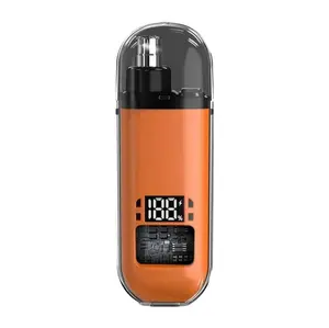 portable nose Nose Hair Trimmer for Men Women, Rechargeable Trimmer, Painless Eyebrow Facial Hair Shaver, LED Display Nose Clipper, Waterproof Dual Edge Blades Clipper for Easy Cleaning