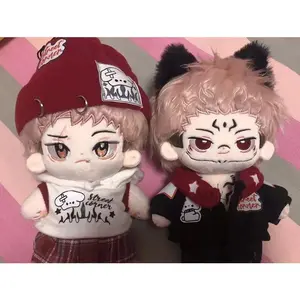 2026 new Jujutsu Kaisen Anime Game Itadori Yuji Stuffed 20cm Cotton Doll Cute Dress Up Plush for Adults and Children to Collect as Gifts