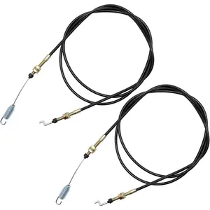 2Pcs 2-11082 Shifter Cable Replacement for Trailmaster Trail Wagon TW400 TW11 BD300 Chuck Wagon CW-11 CW-413 CW-265 Land Master LM400 Shift Cables LM650 UTV Go-Karts Parts and Accessories