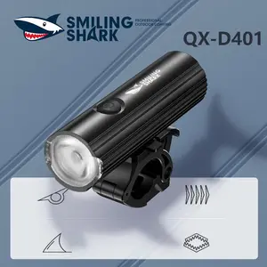 smilingshark QX-D401 Multi-Functional Aluminum Alloy Bicycle Light - 2000mAh Built-In Battery, Quick-Disassemble Design, Waterproof, Ideal for Daily Cycling
