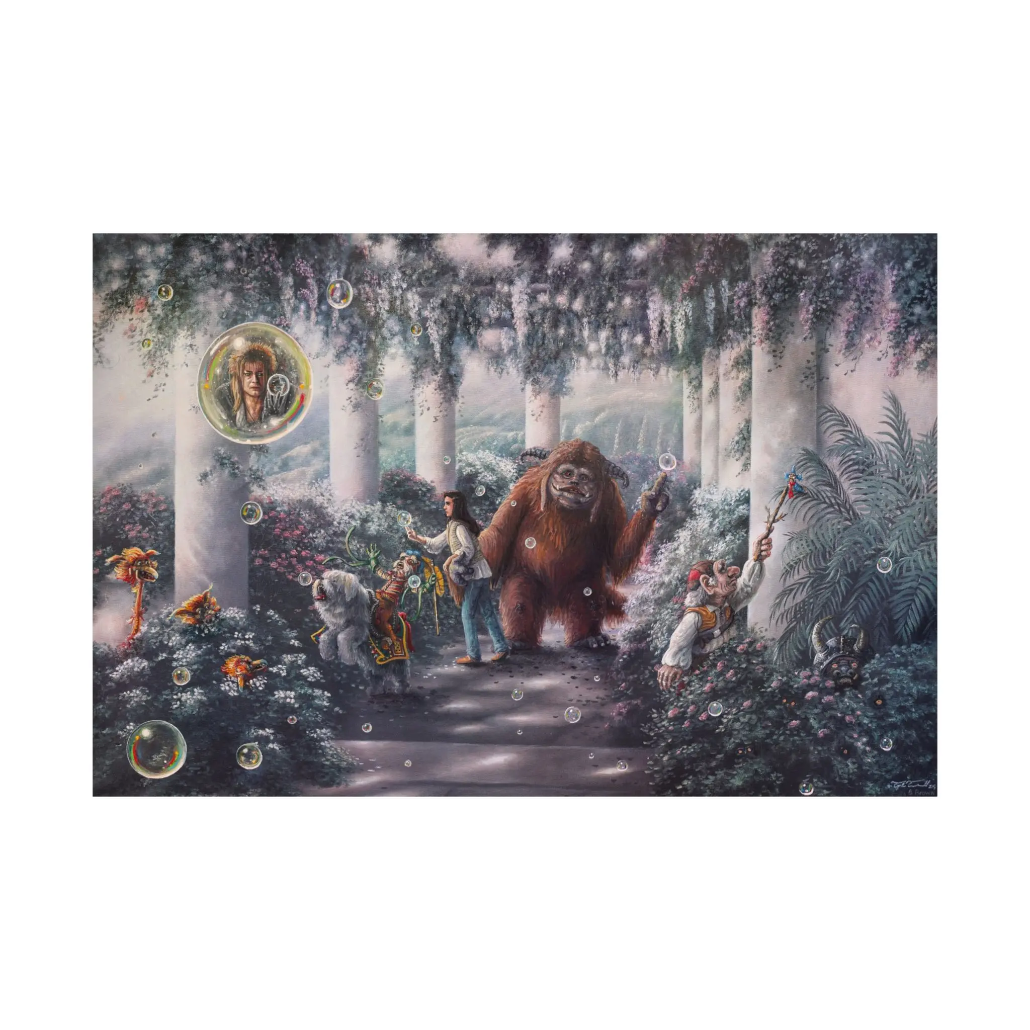 posters "Don't Go That Way" Satin Print Labyrinth-Inspired Poster, Unframed Home Decor for Kitchen, Room, Wall (Poster Only)