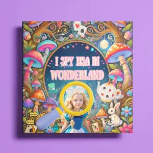 I Spy Alice in Wonderland - Personalized Book - I Spy "Lisa" in Wonderland