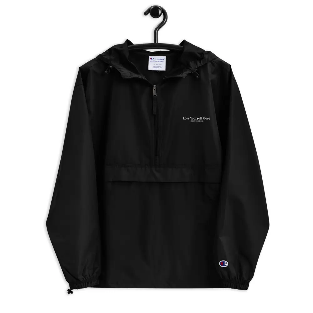 Embroidered Love Yourself More Jacket