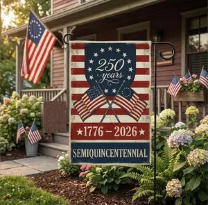 250th Anniversary USA Patriotic Flag, 1776-2026 Commemorative, Celebrate 250th Anniversary, 250 Years America Garden Flag