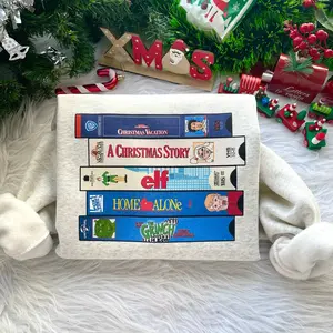 Christmas Movies VHS Sweatshirt