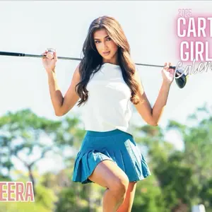 Birdie Bombs 2025 Cart Girl Calendar - Perfect for Office, Workshop, Dorm Room