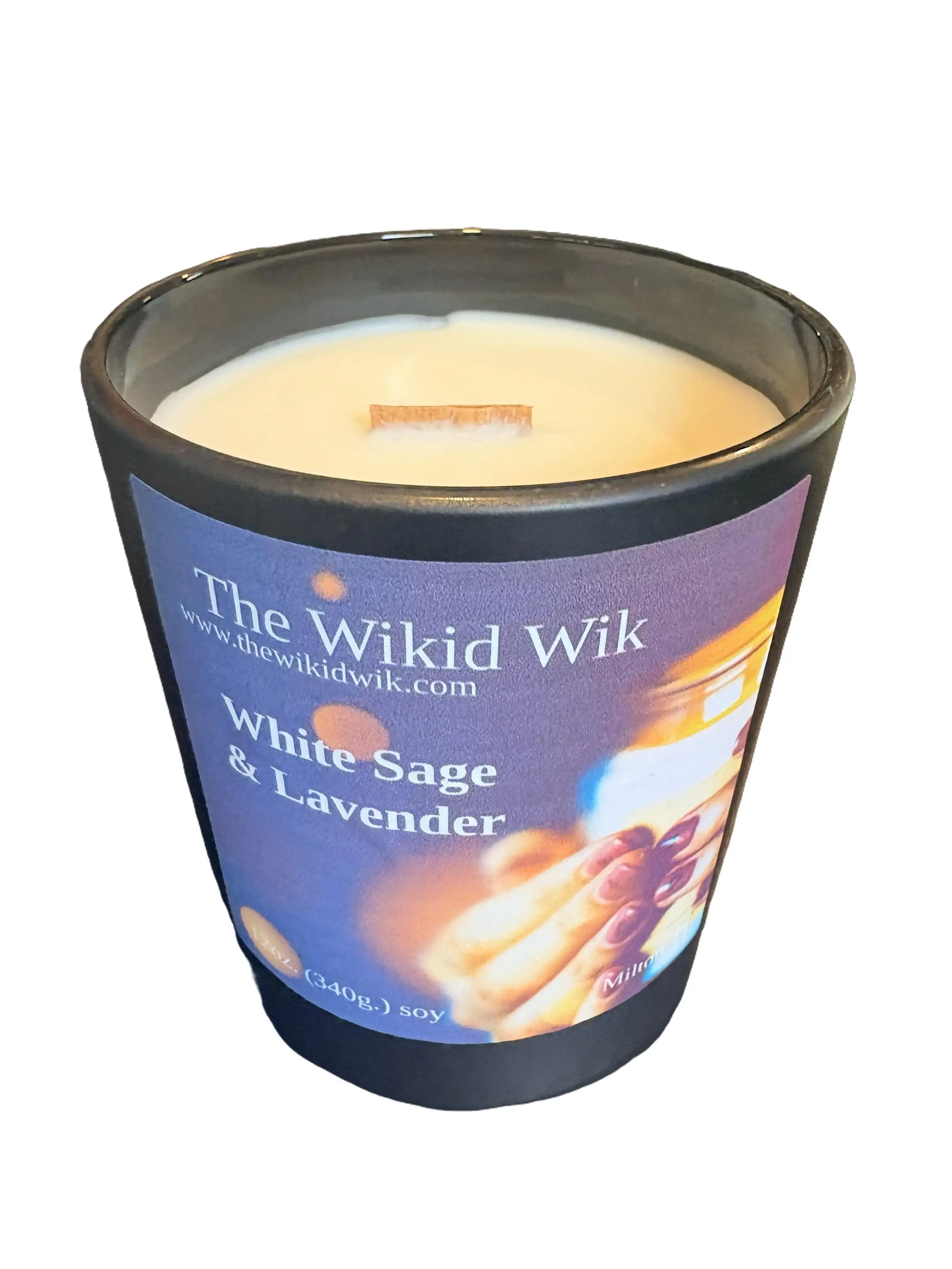 White Sage & Lavender - Scented Soy Candle (NEW)...Calming, clean, and beautifully grounding — like a peaceful reset for your space and your mind.