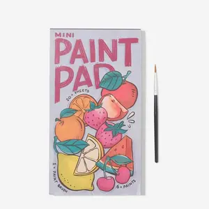 Mini Paint Pad, Watercolor Paint Pad, Pocket Watercolor Painting Book, Water Color Paint Set Arts, Travel Paint Watercolor Coloring Book Set for Adults, Boys and Girls