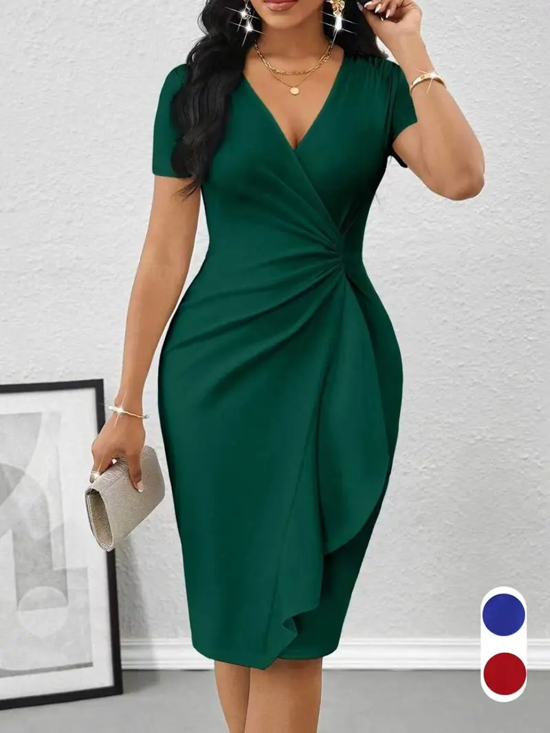 emerald green criss cross dress - TikTok Shop emerald green criss cross dress - TikTok Shop