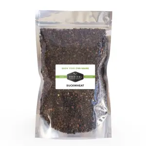 Survival Garden Seeds Buckwheat Seed Bulk Pack 2Lb for Cover Crop & Survival Food Plan