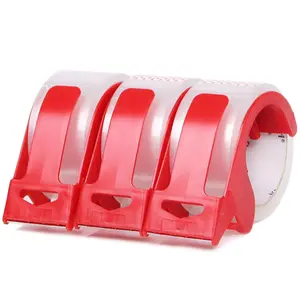 3 Rolls Clear Packing Tape with 3 Dispenser, Total 180 Yard,Heavy Duty Packaging Tape Designed for Moving Boxes, Shipping, Office, 2Mil 2 Inch x 60 Yard