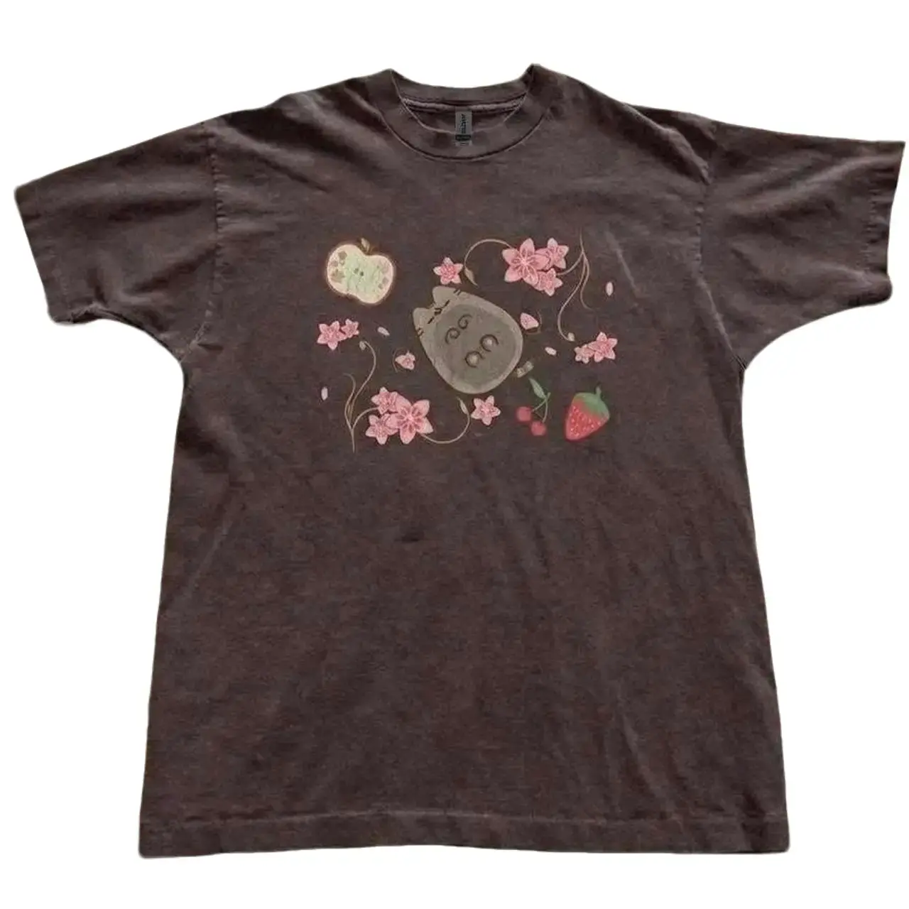 Pusheen the cat Baby Tee Y2k Vintage