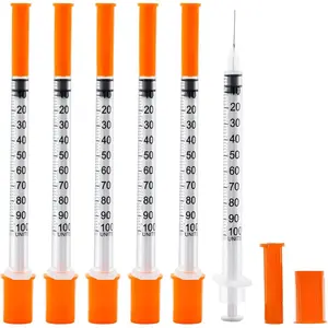 U-100 1cc 31 Gauge 5/16 Inch Syringe, Individually Packed 20 PACK