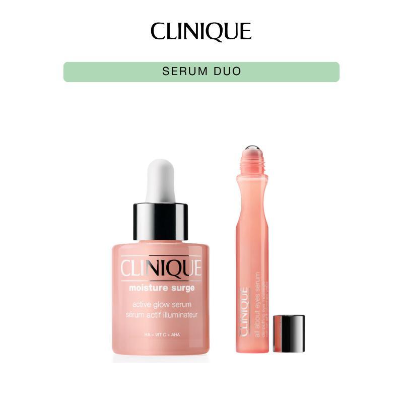 Clinique Serum Duo - Active Glow Serum + Eyes Serum