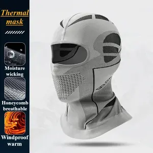 Thermal Scarf Balaclava Men Women All Face Mask Winter Warm Ski Hat Cold-Proof Cycling Hunting Head Neck Cover Helmet Liner Caps