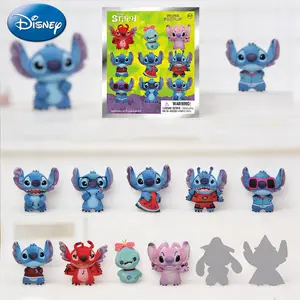 1PC Disney Officially Licensed Stitch Plush Mystery Blind Bag Cute Mini Character Keychain Collectible Backpack Charm Holiday & Birthday Gift for Stitch Fans
